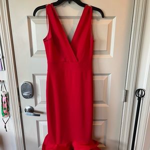 Red Flare Dress